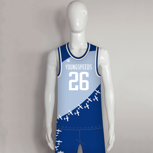 Green Custom College High School Basketball Uniforms | YoungSpeeds Mes