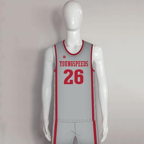Blue Lake - Custom Basketball Jersey Set Design Striped – XBalla