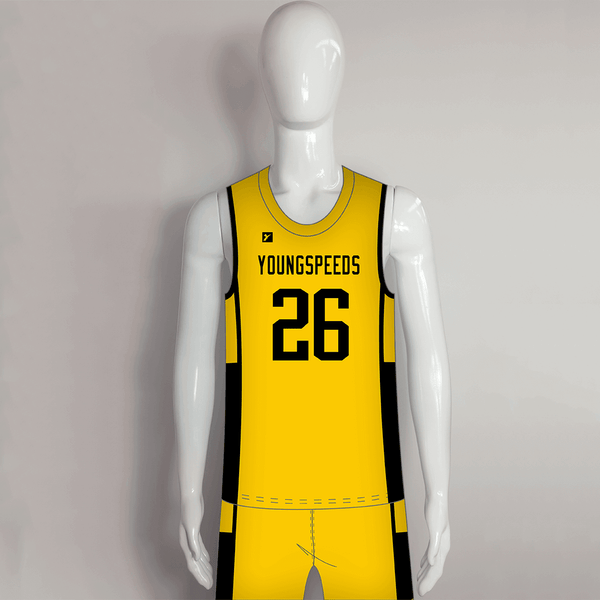 Court Kings Basketball Black, Yellow, Grey Custom Basketball Uniforms,  Jerseys, Short…