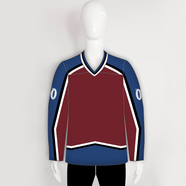 HJC115 1996 Colorado Avalanche Blank Custom Retro NHL Jerseys - YoungSpeeds