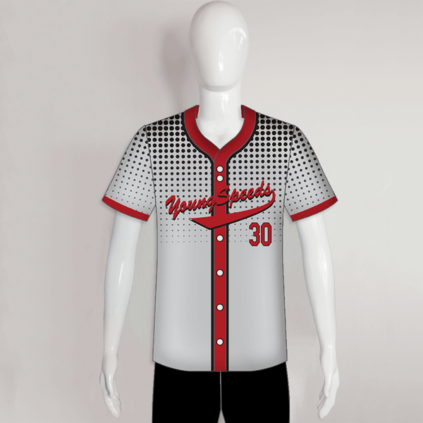 Custom Baseball Jerseys / Two Button / Youth XS to Adult 4X / 