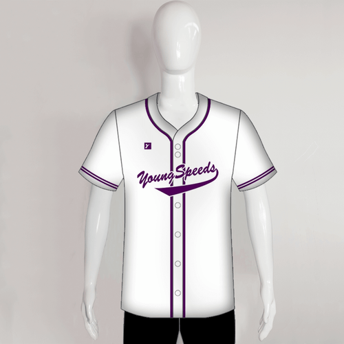 x8 Gold Black White Custom Two-Button Baseball Softball Jerseys | YoungSpeeds