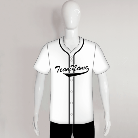 Custom Baseball Jersey Black Gold-White