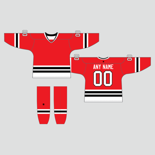 Z2 Sublimated Custom Team Hockey Jerseys Socks - YoungSpeeds