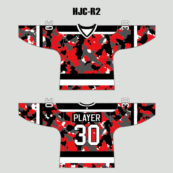 Military Camouflage Sublimated Hockey Jerseys | YoungSpeeds A11