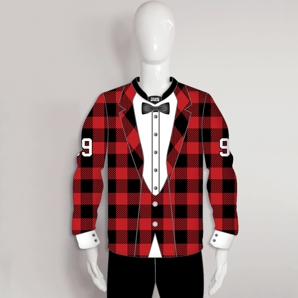 PJZ1 Buffalo Plaid Sublimated Custom Paintball Jerseys - YoungSpeeds