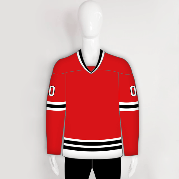 HJZ157 2008 Chicago Blackhawks Red Blank Custom Hockey Jerseys - YoungSpeeds