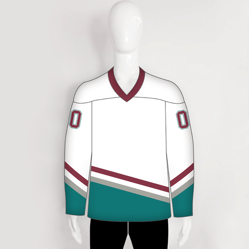 Anaheim Mighty Ducks Jerseys - 2005 Alternate Custom NHL Throwback Jersey