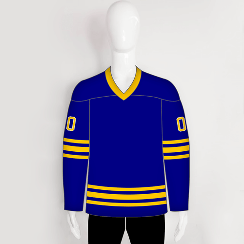 Blank Buffalo Sabres Old Jerseys - Athletic Knit BUF610CK BUF611CK