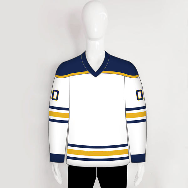 HJZ191 Buffalo Sabres 1984 Home Throwback Custom Blank Hockey Jerseys - YoungSpeeds