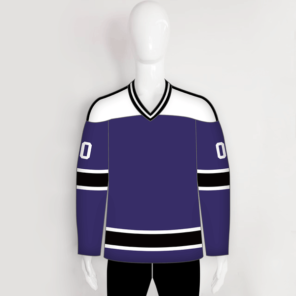 HJZ210 Cleveland Crusaders 1974 Custom Sublimated Purple Hockey Jerseys - YoungSpeeds