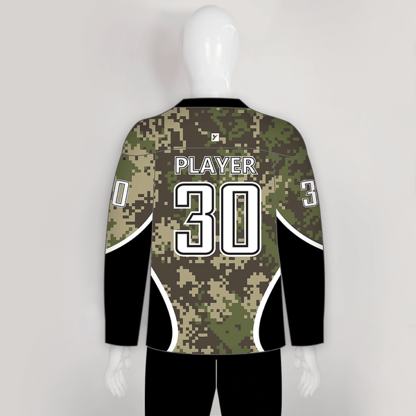 Personalized NHL Montreal Canadiens Camo Military Hockey Jersey • Kybershop