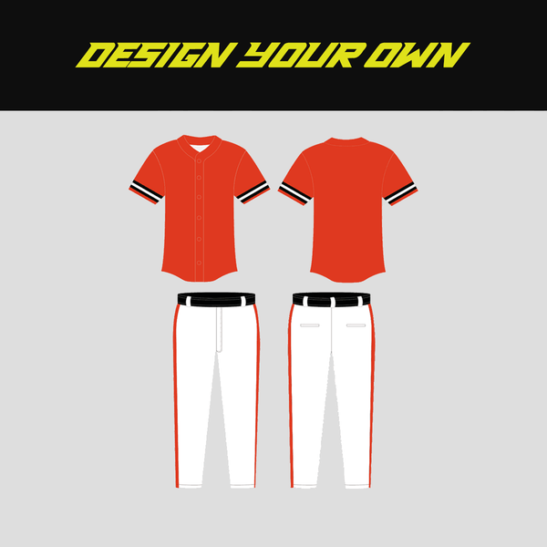 Jersey Shortsleeve Shirt Baseball Uniform Shirt Template Vector