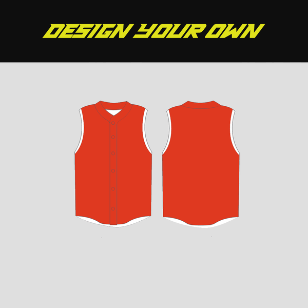 Sublimated Custom Baseball Softball Vest - DESIGN YOUR OWN - YoungSpeeds