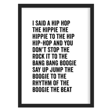 Rappers Delight Print