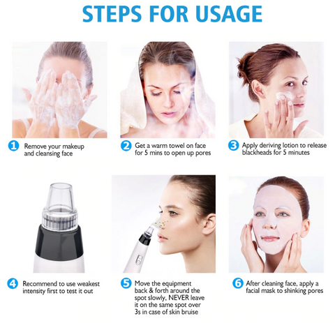 HailiCare™ Rechargeable Blackhead Remover + Pimple & Acne Suction Tool