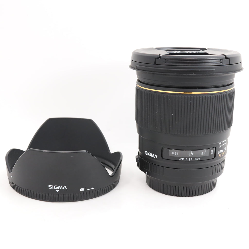 贅沢品 SIGMA 単焦点広角レンズ 20mm F1.8 EX DG ASPHERICAL RF シグマ