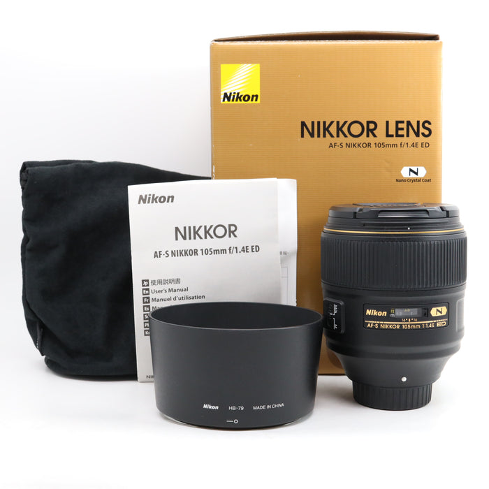 超美品 Nikon AF-S NIKKOR 105mm f/1.4E ED