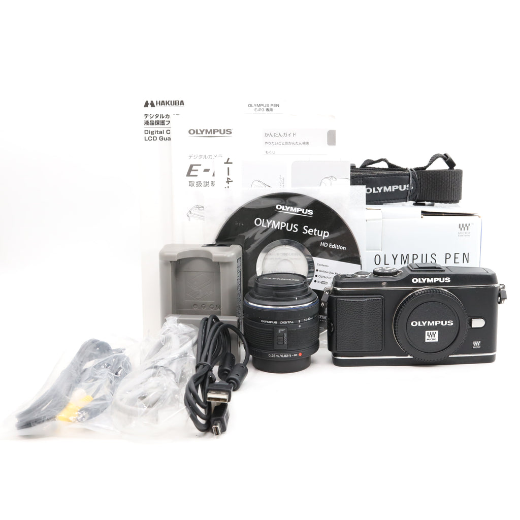 クーポン利用 OLYMPUS PEN E-P3 ズームレンズキット BLACK | ccfl.ie