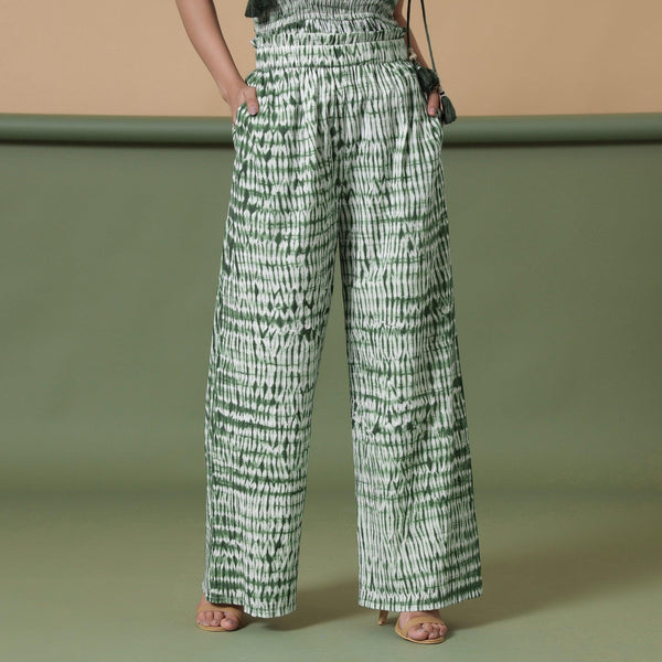 Ziggy Chen Striped Paper bag-waist Trousers - Farfetch
