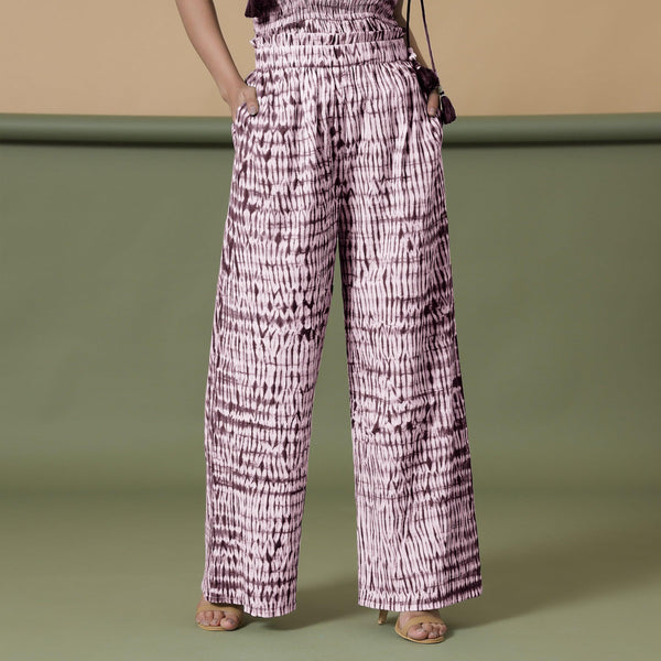 Buy Women's Belted Paper Bag Linen Trousers Online | Next UK