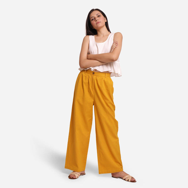 OFF WHITE TROUSERS PANTS FOR WOMENS AND GIRLS 100% COTTON