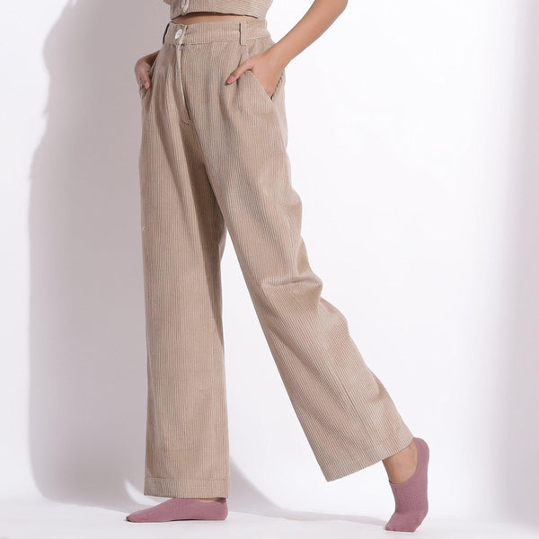 Same-day delivery] [Self-made / Over 1,000 sheets] 155 cm Milen  Fleece-Lined Wide Long Pants - 2 colors [Additional length] - Henique