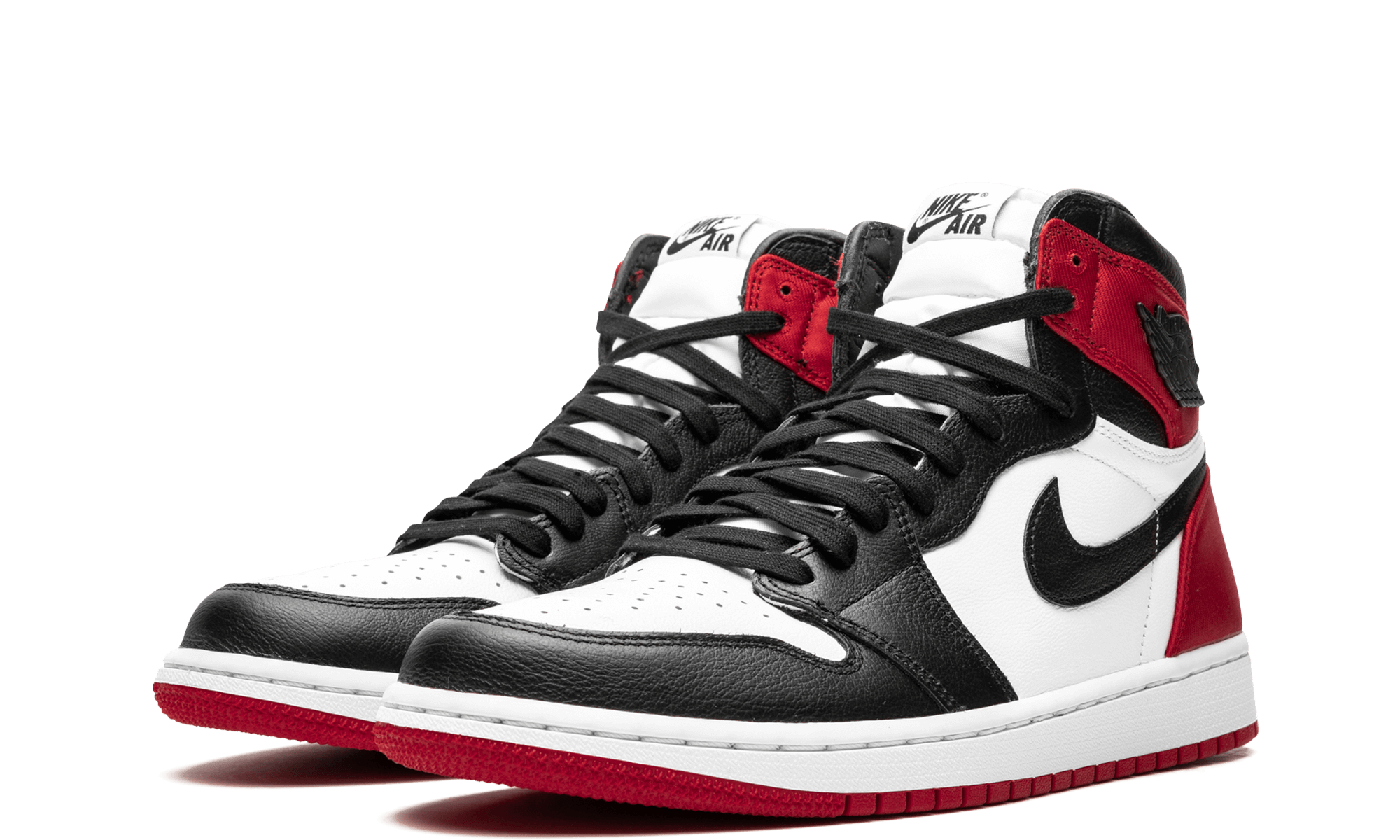 Nike Air Jordan 1 Retro High Satin Black Toe (W) CD0461016