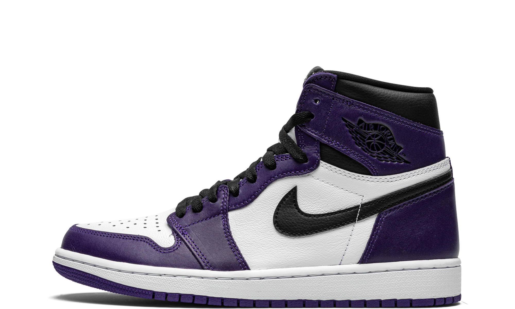 Nike Air Jordan 1 Court Purple 2020 555088 500 Sneakers Heat