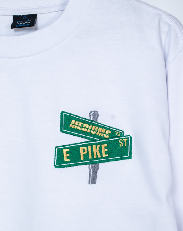 E Pike St Mediums Collective Long Sleeve - White