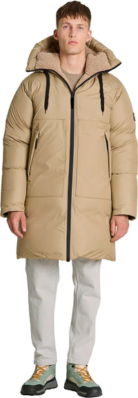 HANZANGL manteau de fourrure hommes grande taille 2022 hiver optique Parkas  vestes à capuche doublure poignées