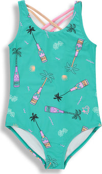 2022 Bowknot Teen Bikini enfants violet ébouriffé maillot de bain de 12 ans  Filles un morceau de maillots de bain pour enfants - Chine Maillot de bain  et d'enfants prix