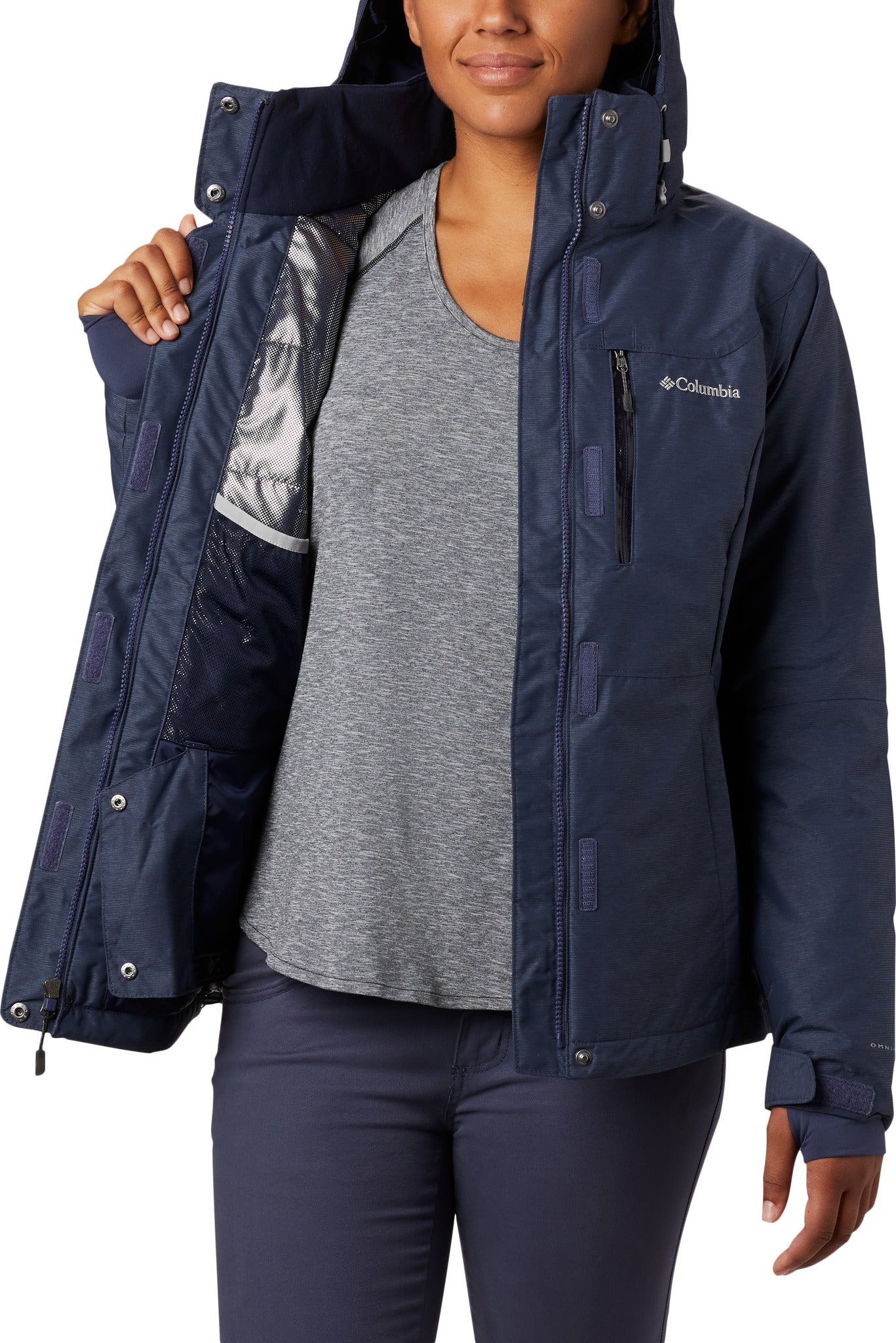 women's alpine omni heat jacket