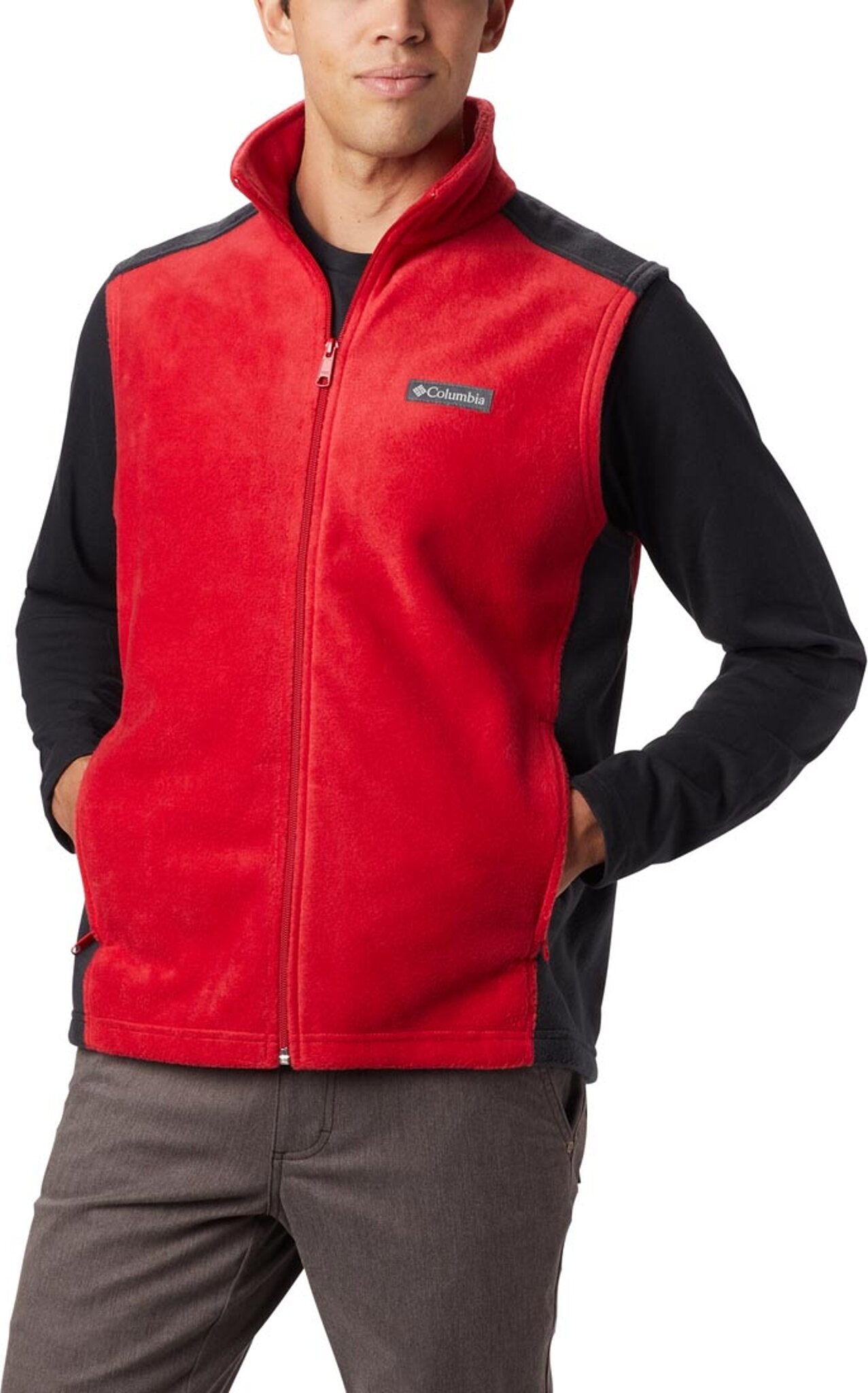 columbia men's steens mountain full zip soft fleece vest