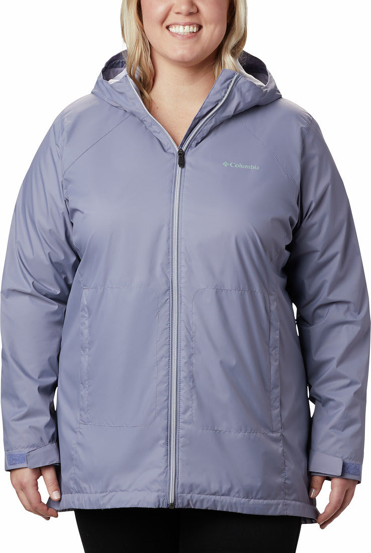 switchback lined long jacket