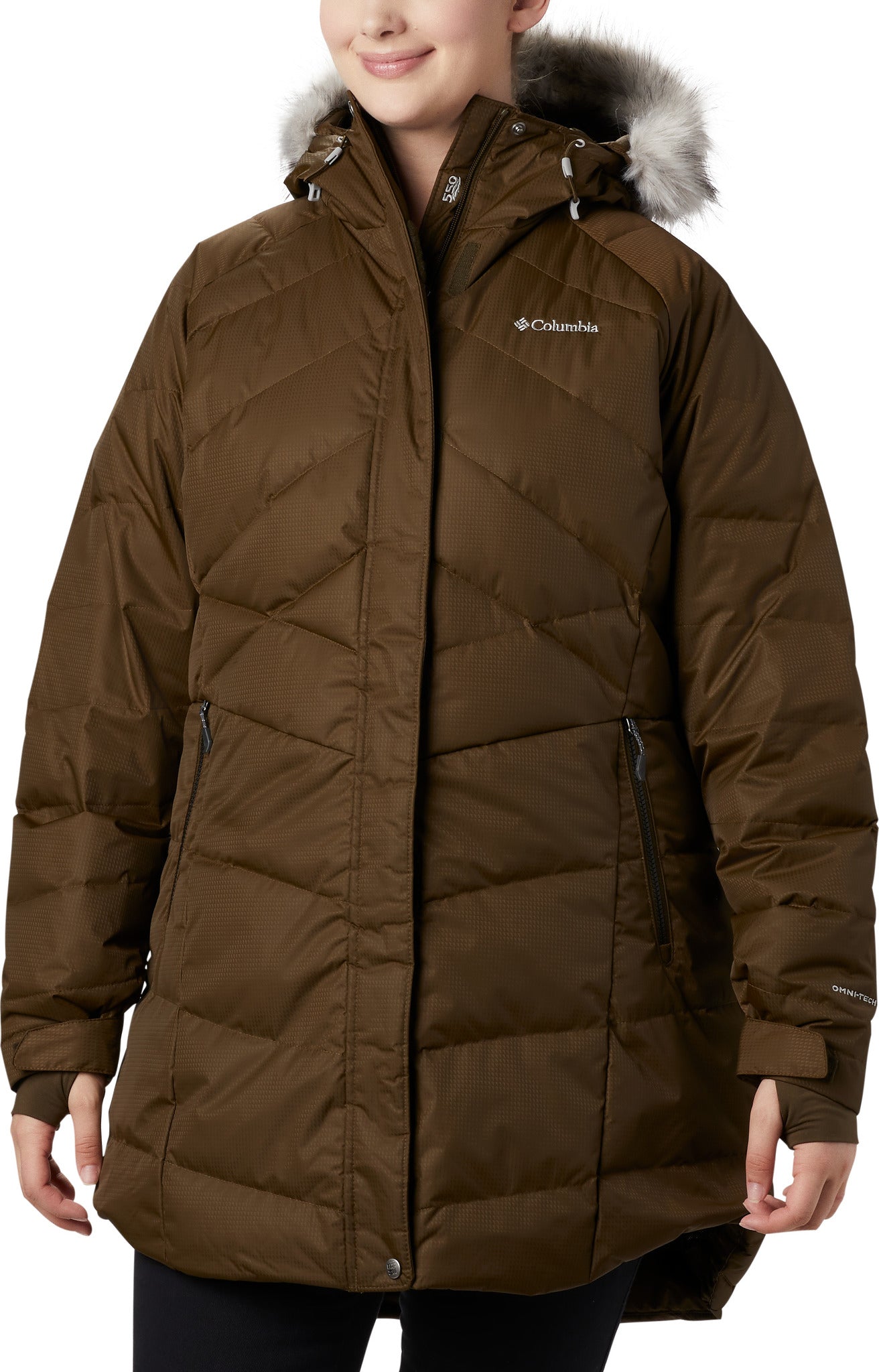 columbia women's lay d down mid length jacket