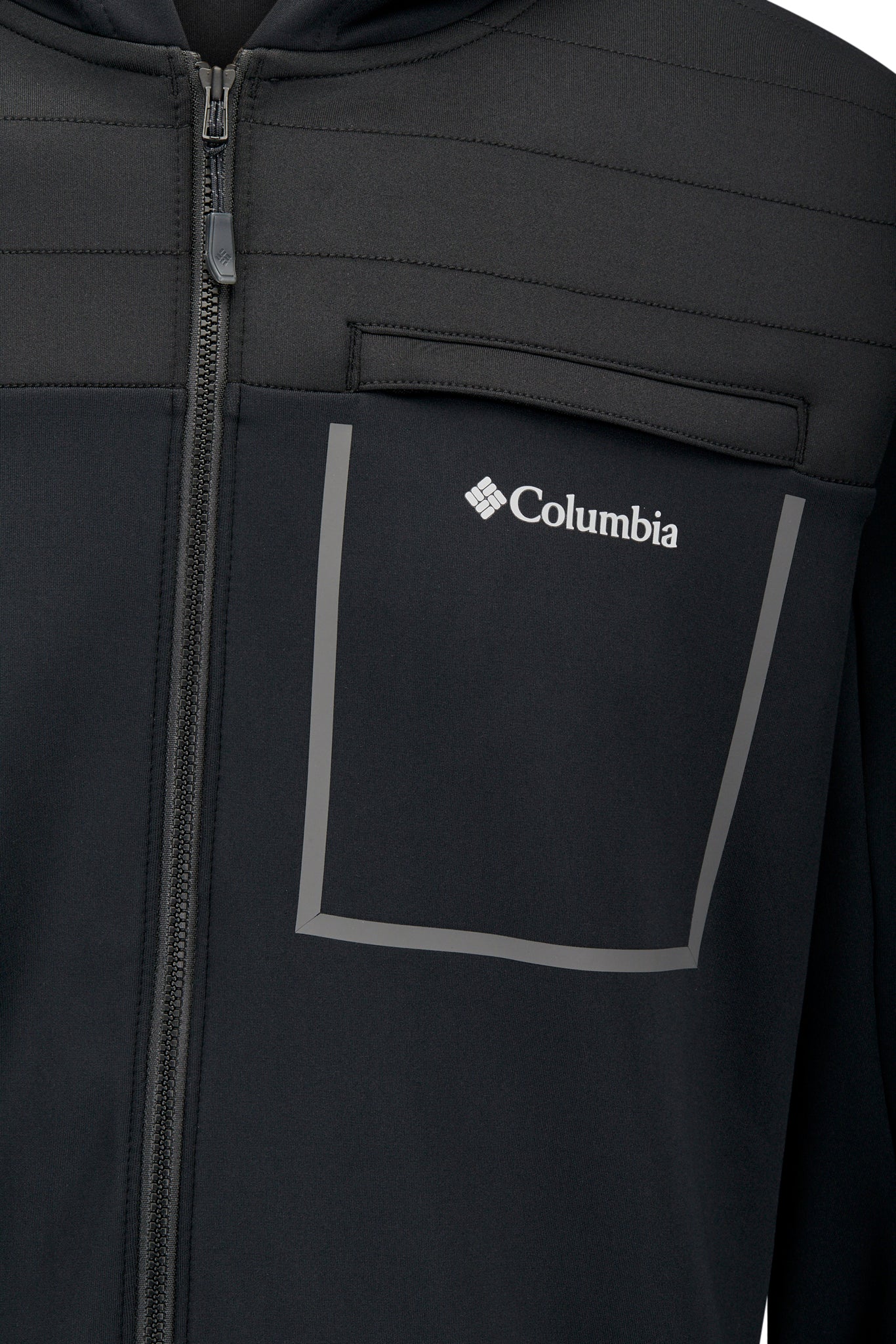 columbia tech trail hybrid hoodie