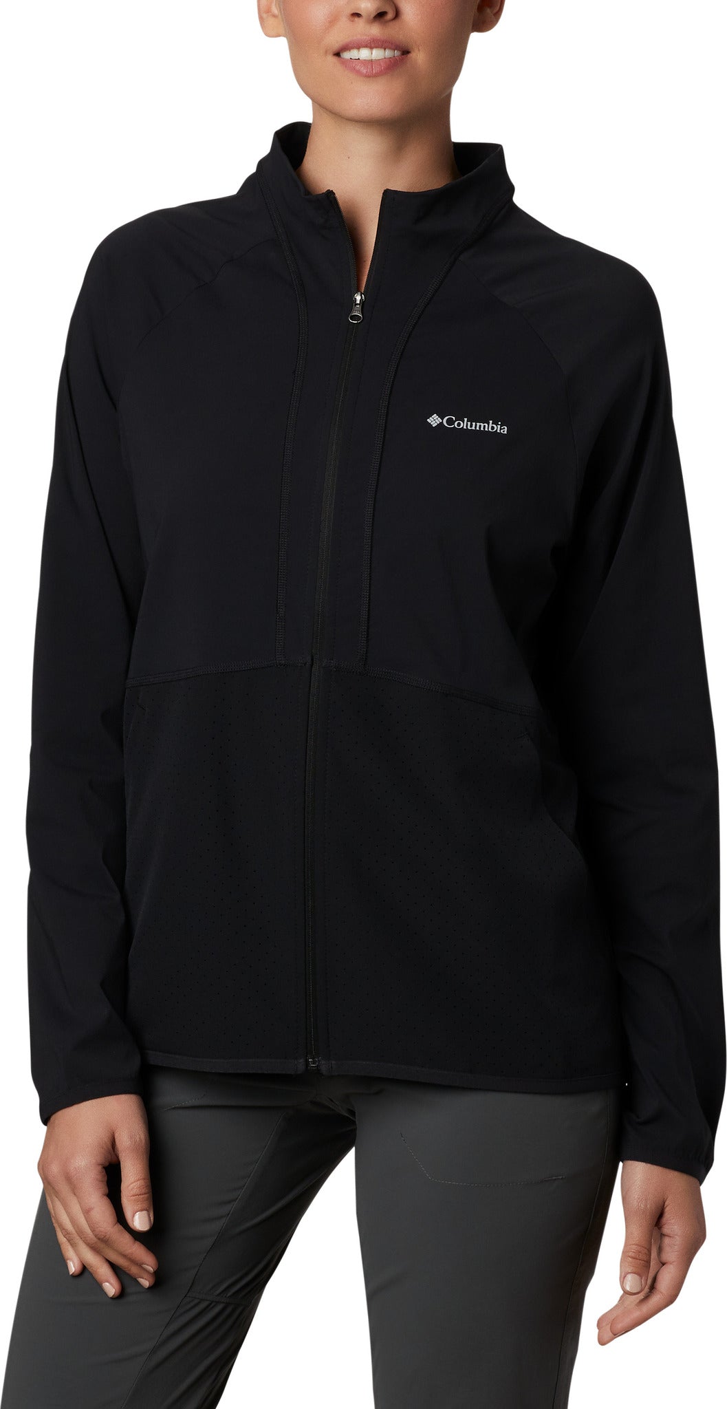 Columbia Windgates Fleece Full Zip - Grey, XS : : Fashion