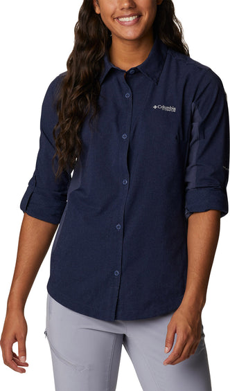 Columbia Men's Titan Pass 2.0 Irico Long Sleeve Shirt - L - Navy Blue