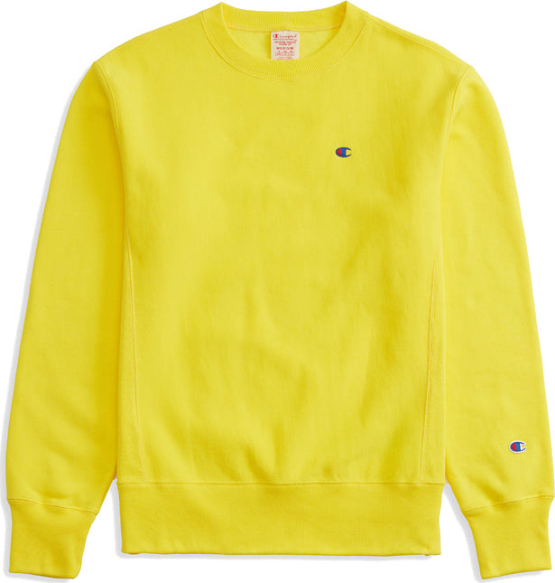 champion sweatshirt mens yellow