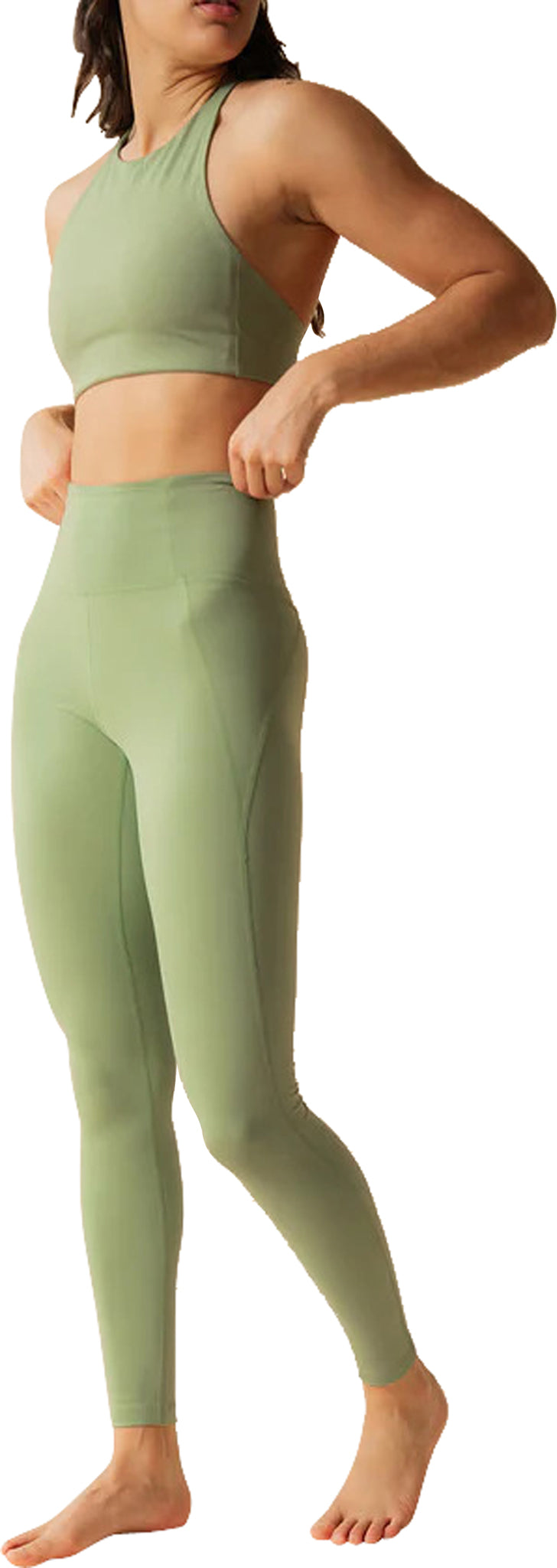 Girlfriend Collective Compressive High-Rise Leggings - Mantis