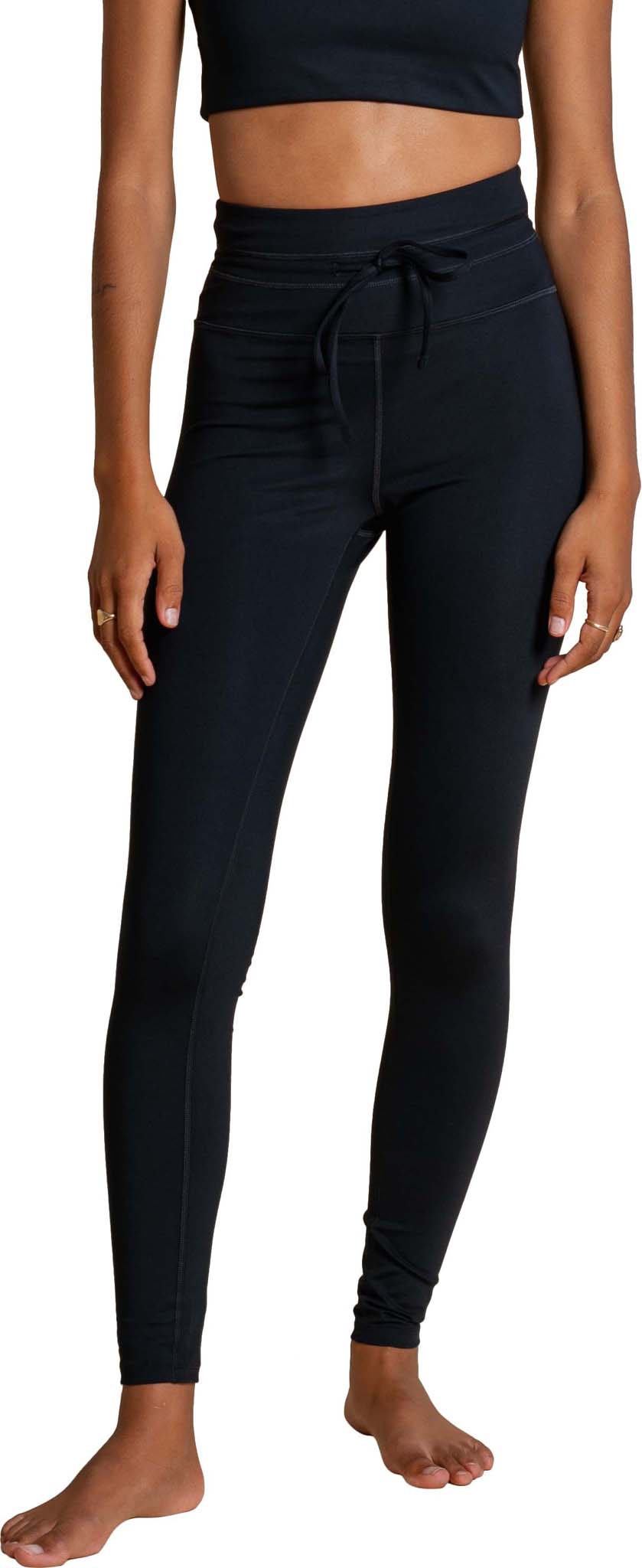 Girlfriend Collective Compressive High-Rise Pocket Legging (28.5 inseam)  in Black