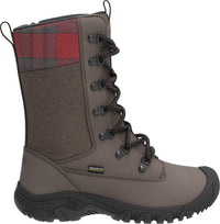 Women's Greta Tall Waterproof Boot | Brown/Red Plaid