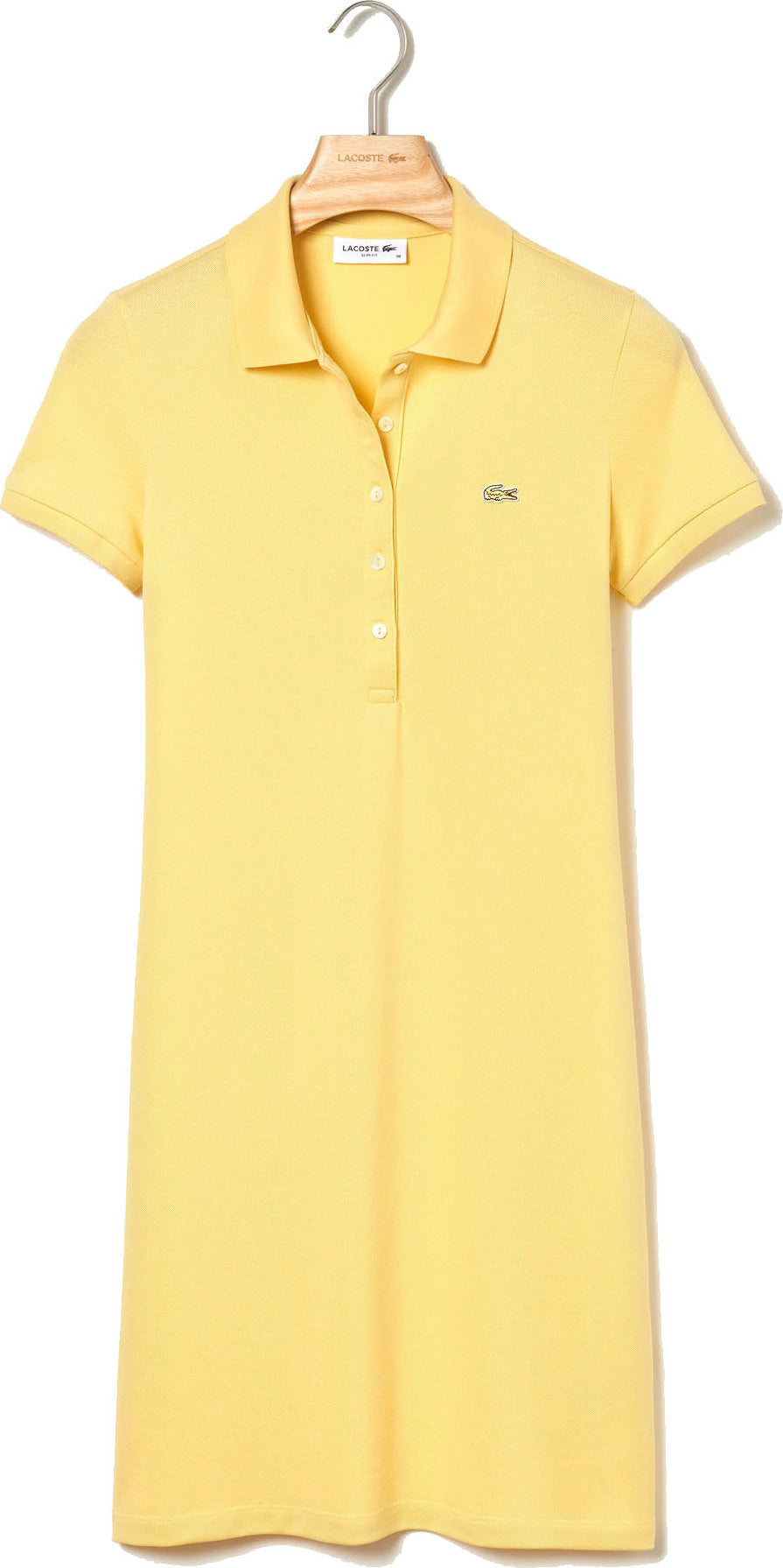 lacoste yellow dress