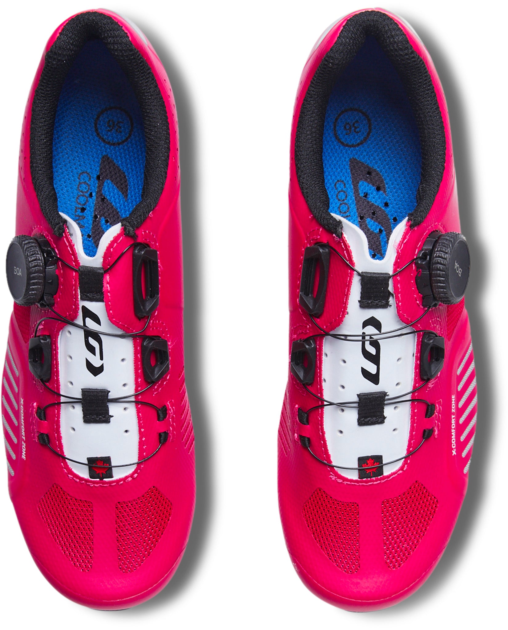 Louis Garneau Women's Carbon XZ Shoes, Dark Pink / 42