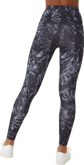 Sporty Camo Ankle Length Running Leggings With Pockets With Dual