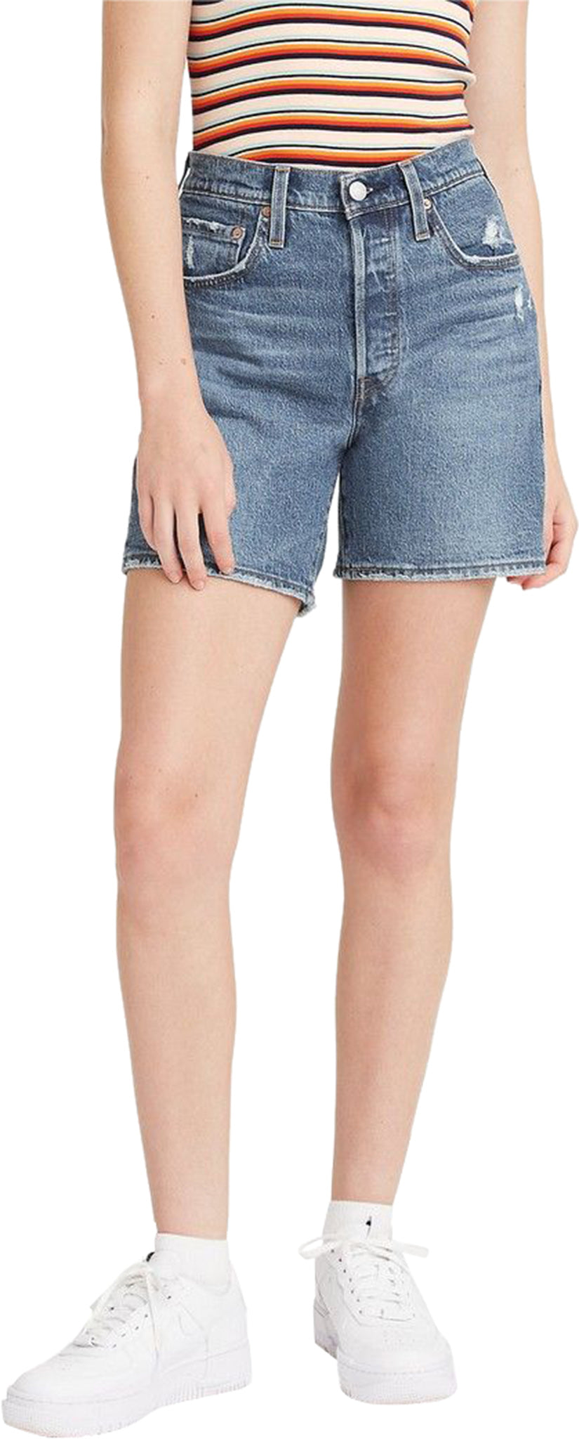 Levi's 501 Original High Rise Mid-Thigh Shorts - Women's | The Last Hunt