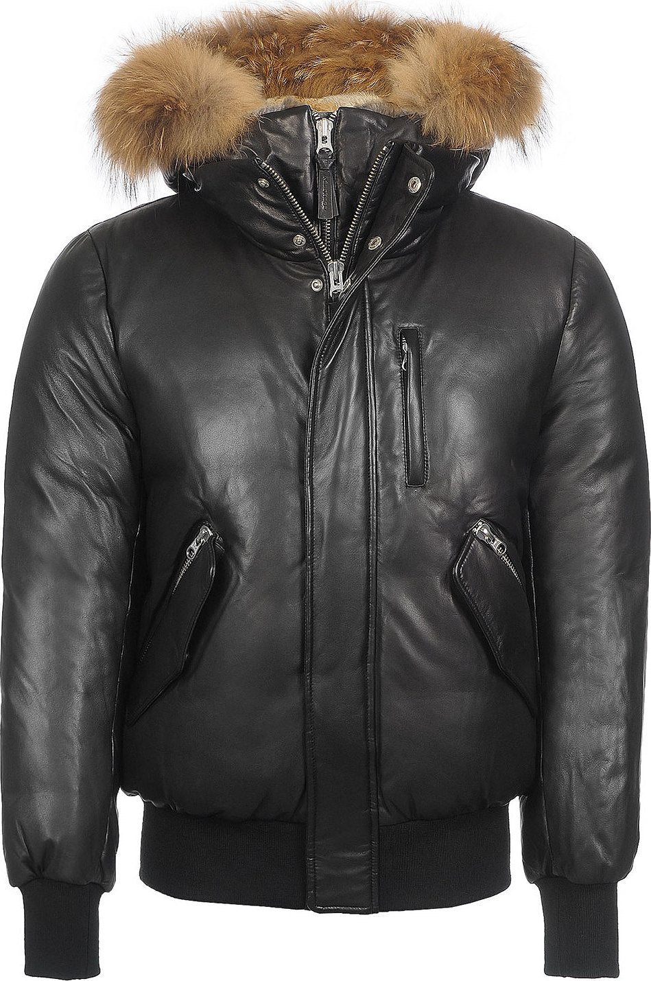 Mackage Men's Glen Leather Down Jacket | The Last Hunt