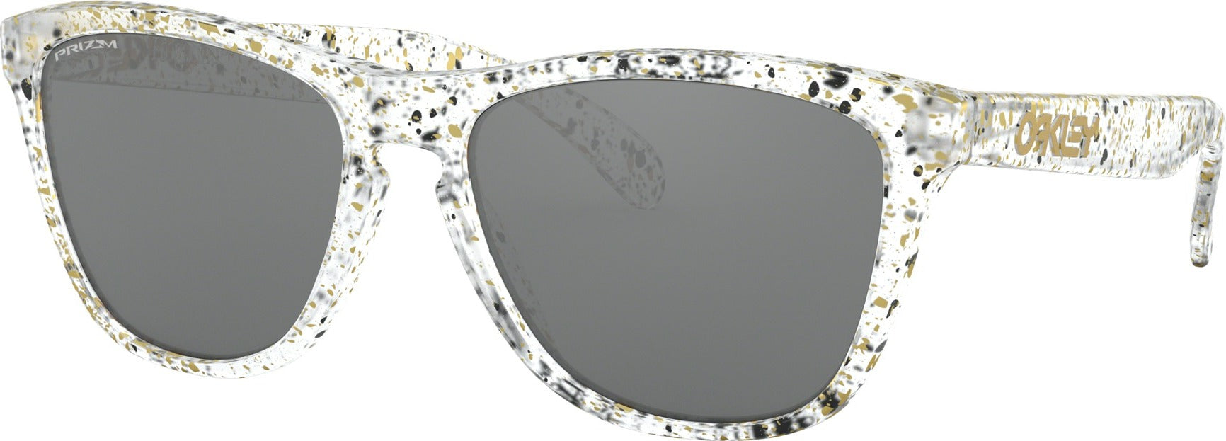 Oakley Frogskins Sunglasses - Splatter Clear - Prizm Black Lens | The Last  Hunt