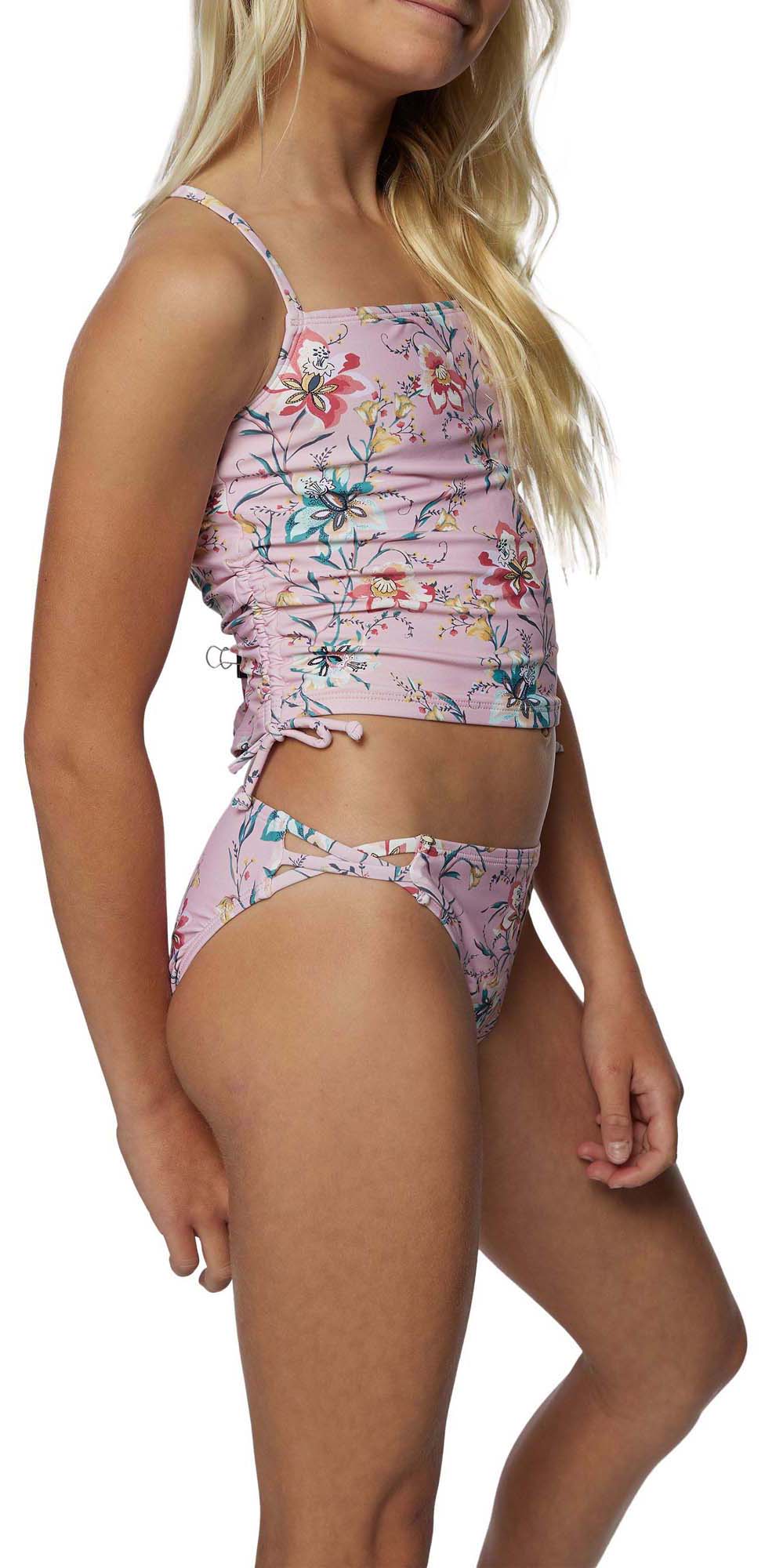 O'NEILL GIRL'S SYDNEY FLORAL CINCH TANKINI SWIM SET – Anglemont Marina